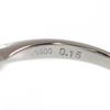Nessuna marca #11.5(Dimensione JP) anello Pt900Platino/Perla Donna