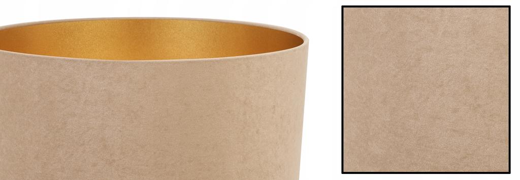 Hanging Lamp Ceiling Chandelier Golden Velvet Lampshade