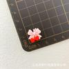 Mini Simulation Red Cherry Fruit Resin Accessories DIY Cream Glue Headband Hair Clip Stationery Patch