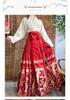 2024 Autumn Women's Phoenix Dance Print Hanfu Set - Ming Dynasty Inspired Chinese Daily Wear