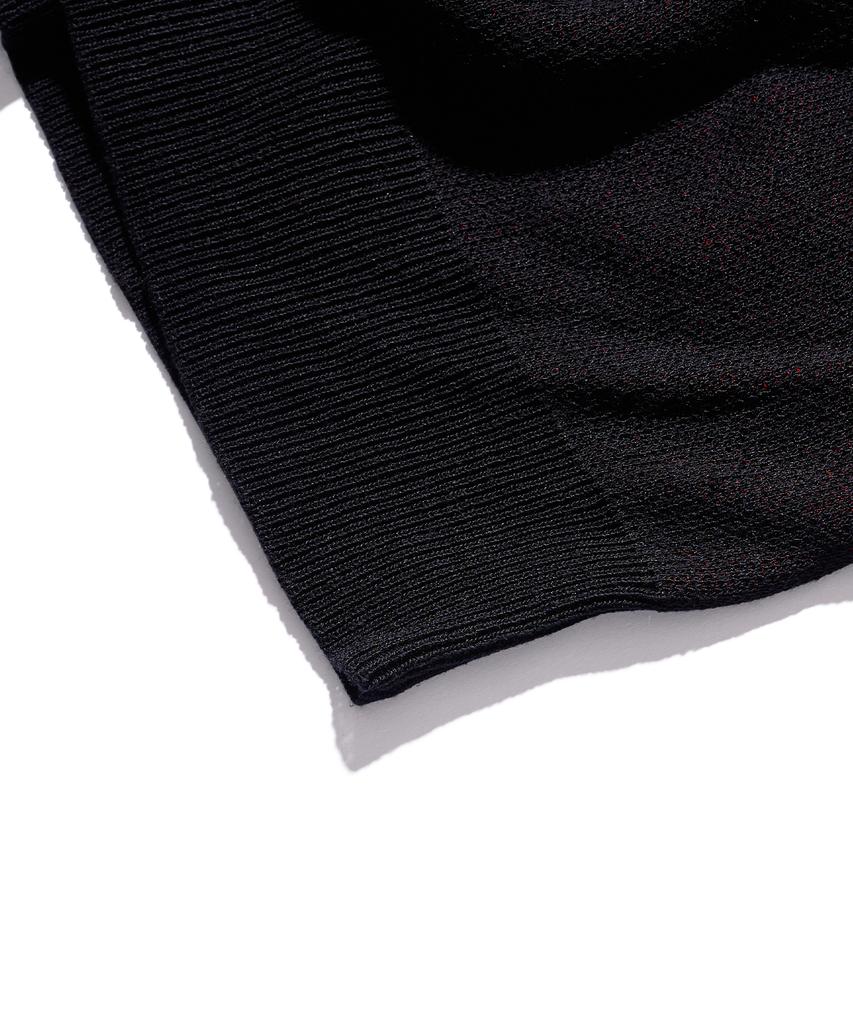 BROWNBREATH Spread Knit Vest - Black