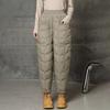 Women Warm Pants Lightweight Down Cotton Loose Large Size Casual Warm Harem Pants Warm Women's Pants