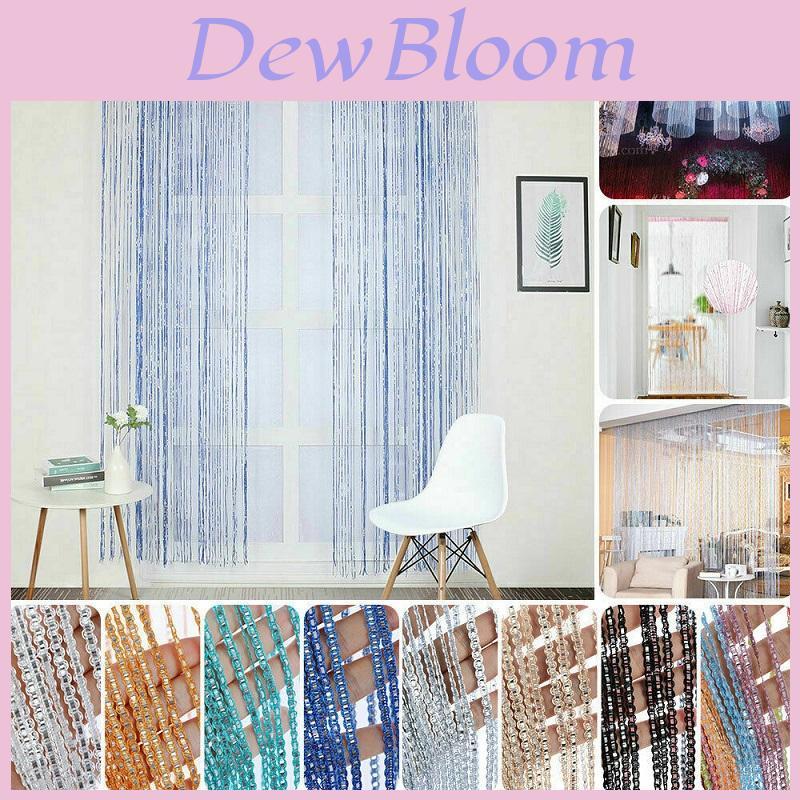 Luxurious Tassel Hanging Curtain For Door And Window With Elegant String Design