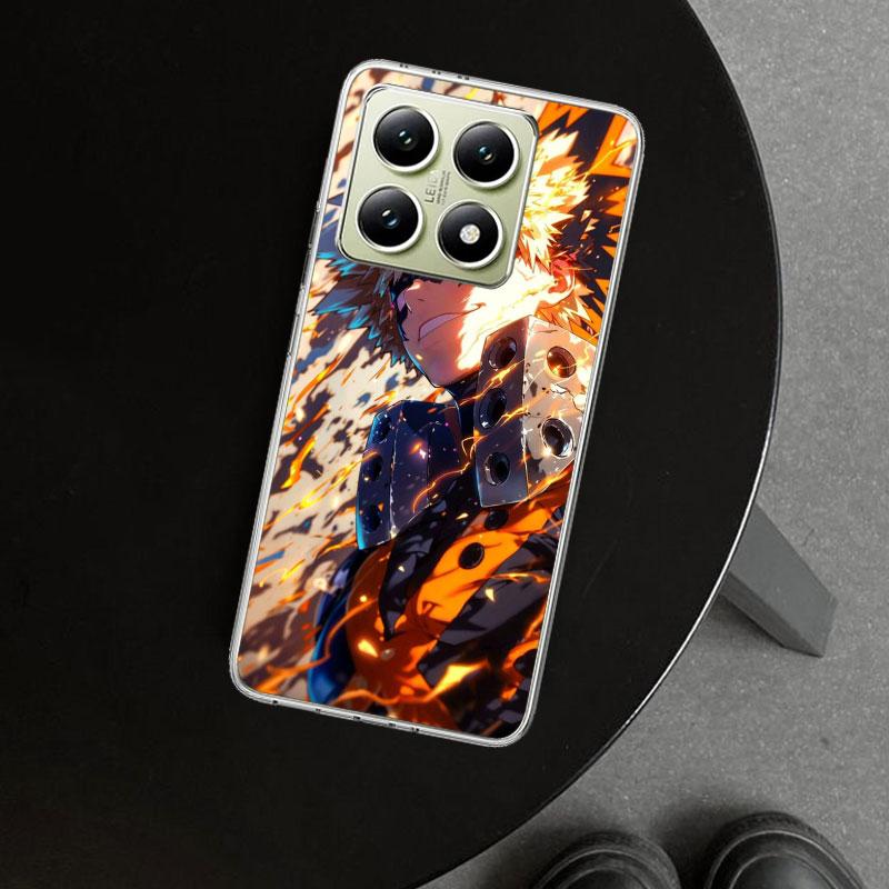 

Чехол для телефона Dakugou Katsuki MHA My Hero для Xiaomi Redmi Note 15 14 13 12 11 Pro Plus 14S 12S 11S 11T 11E 10S 10 Индивидуальный Redmi Note 15 Pro 4G