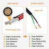 12 Pin Deutsch DT Connector 12 Way Waterproof DT Automotive Electrical Connector Male Female Plug with 16 AWG Cable Wire for Cars,Trucks,Boats,LED