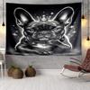 French Bulldog With Rose Tapestry Room Decoration Wall Hanging for Living Room Bedroom, Dormitory, Birthday and Christmas Gifts