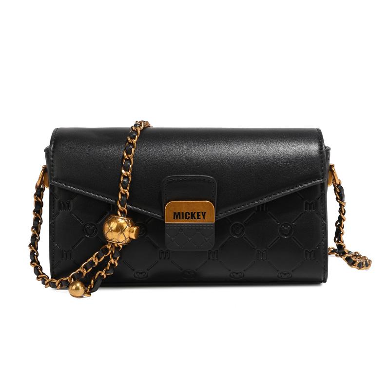 New Disney Mickey Series PU Crossbody Bag Women's Black BMK-71911B