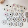 Colorful Heart Rhinestone Phone Holder: Magnetic, Retractable, Portable Finger Ring