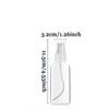 WTEMPO Botellas de Spray Mini Transparentes Festivas Navideñas Botellas Decorativas para el Hogar Kit Botellas de Spray de Viaje Plástico Transparente Vacío Reutilizable