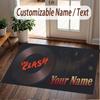 Custom Rug The Cure Pattern Print Name Text Soft Non‑Slip Floor Carpet for Home Indoor Decoration