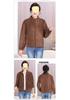 Women's Double-Sided Plush Fleece Cardigan Jacket with Stand Collar and Soft Shell for Warmth