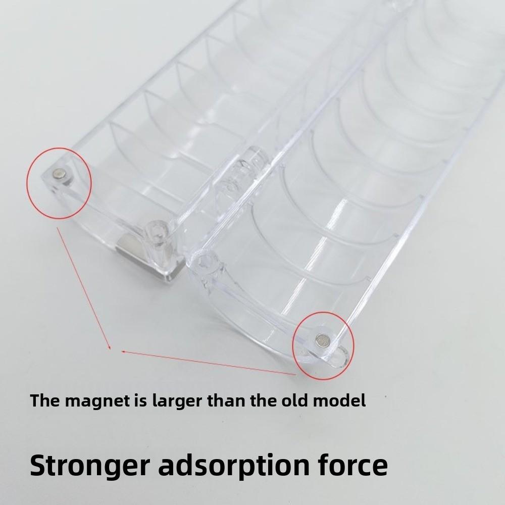Transparent Magnetic Bobbin Storage Box Plastic Clear Bobbin Case  Home Sewing