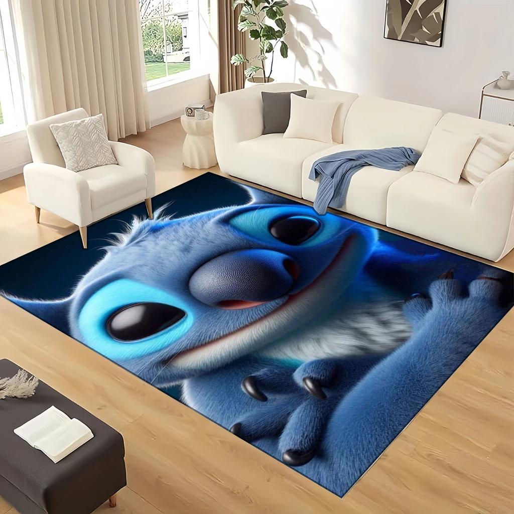 27 Style Lilo Stitch 2 Monster Cartoon Carpet Rug for Living Room Bedroom Home Sofa Decoration,kids Play Non-slip Floor Mat