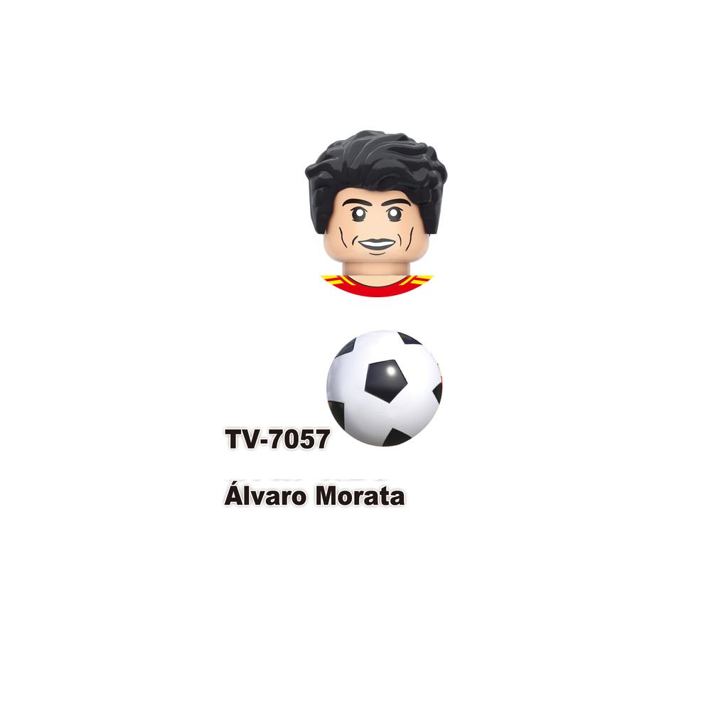TV6506 TV6507 Action Toy Figures Football Players Assemble Bricks Building Blocks Gifts For Children Kids Small Dolls