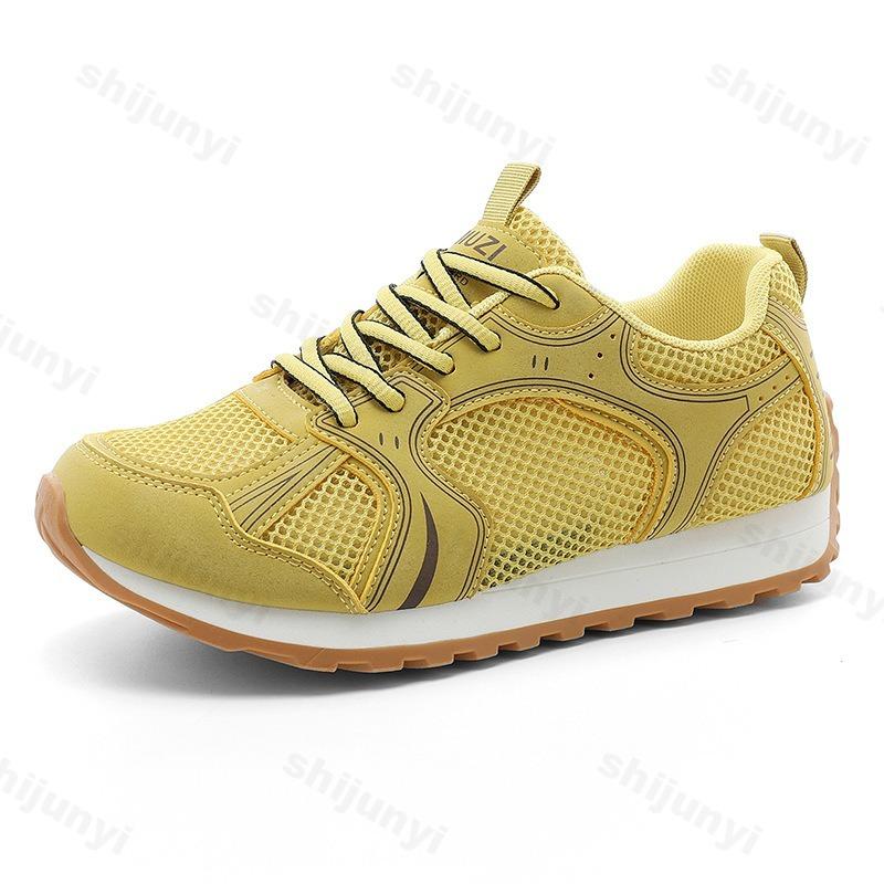 Fashion 2025 Autumn Women Casual Shoes Mesh Breathable Fashion Thick Soled Sports Shoes Comfortable Lightweight Sneakers Zapatos Mujer