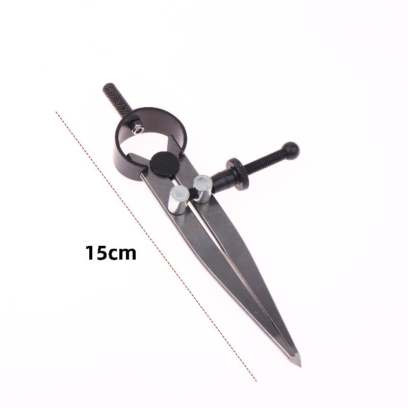 1 Piece Adjustable Compasses Gauges Leathercraft Line Marking Gauge Wing Divider Rotating Scratch Gauge Handcraft Leather Tool