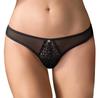 Obsessive - Sexy Semi-Sheer Donarella Panties Black XS/S