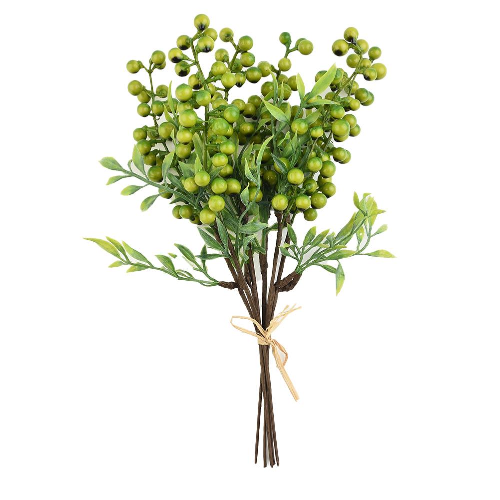 Christmas Decoration Supplies Faux Berry Flowers for Xmas Tree and Wreath