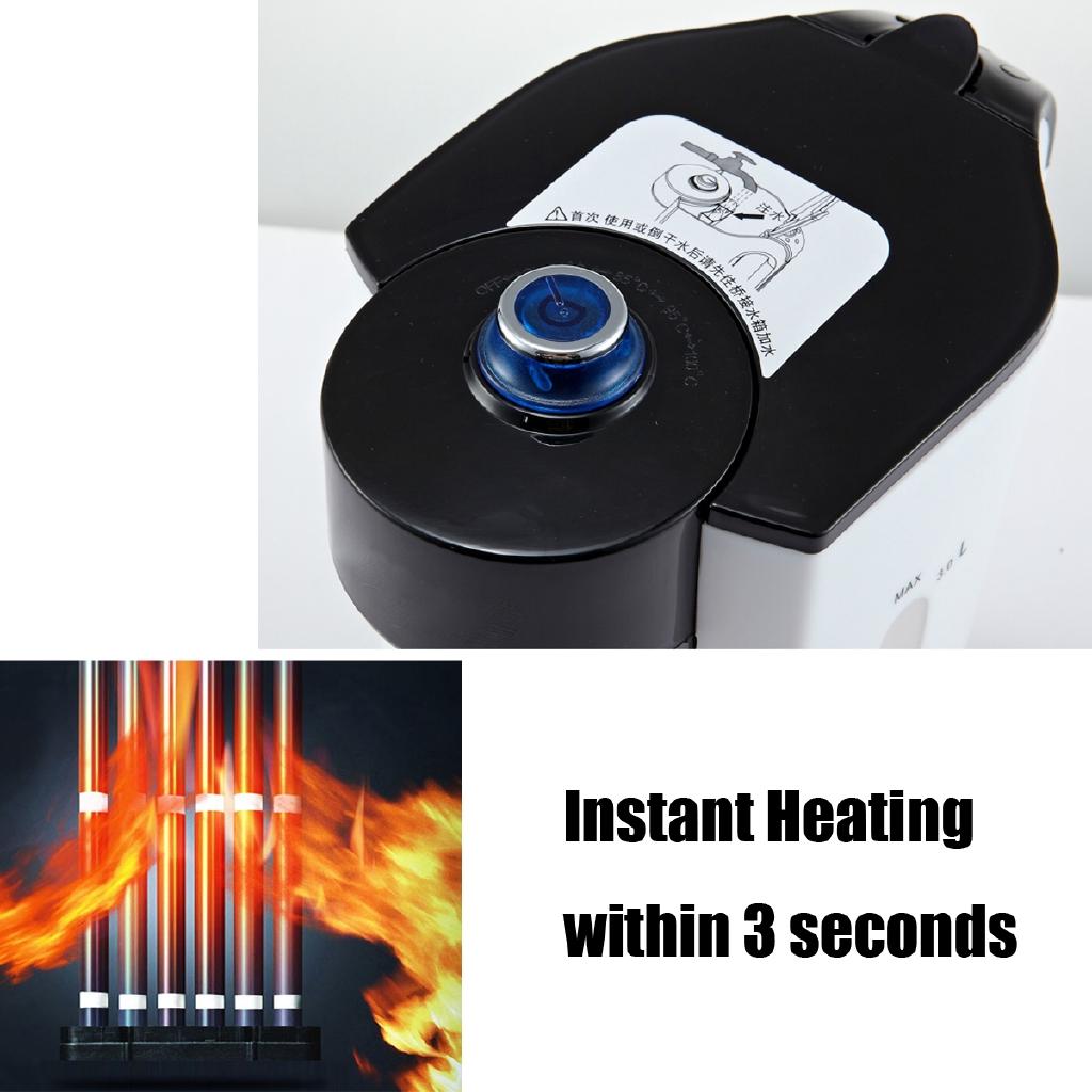 2000W 3L Electric Water Boiler Instant Heating Electric Kettle Water Dispenser Adjustable Temperature Coffee Tea Maker Office