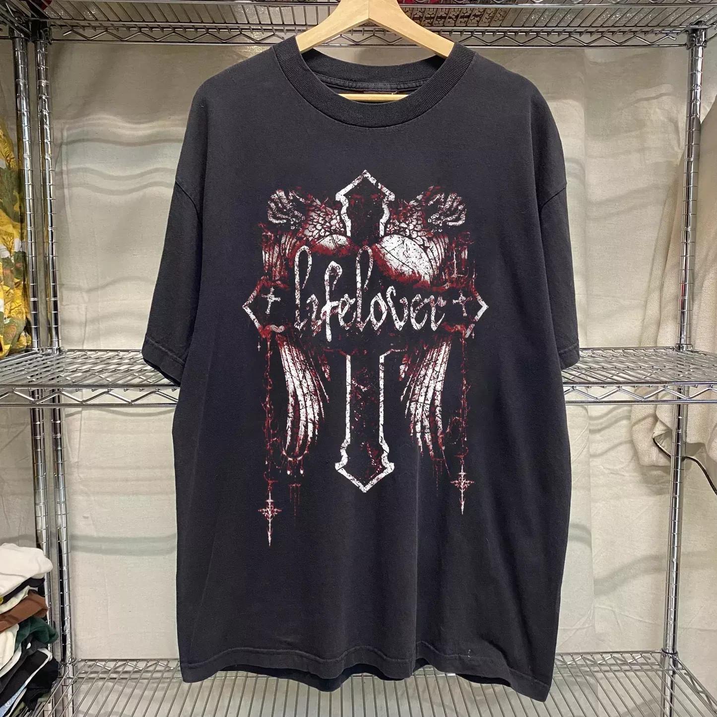 Lifelover Band Fiction Унисекс Черная Футболка S