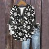 Summer Tops For Women Cute V Neck 3/4 Sleeve Blouses Floral Print Top Casual Shirts