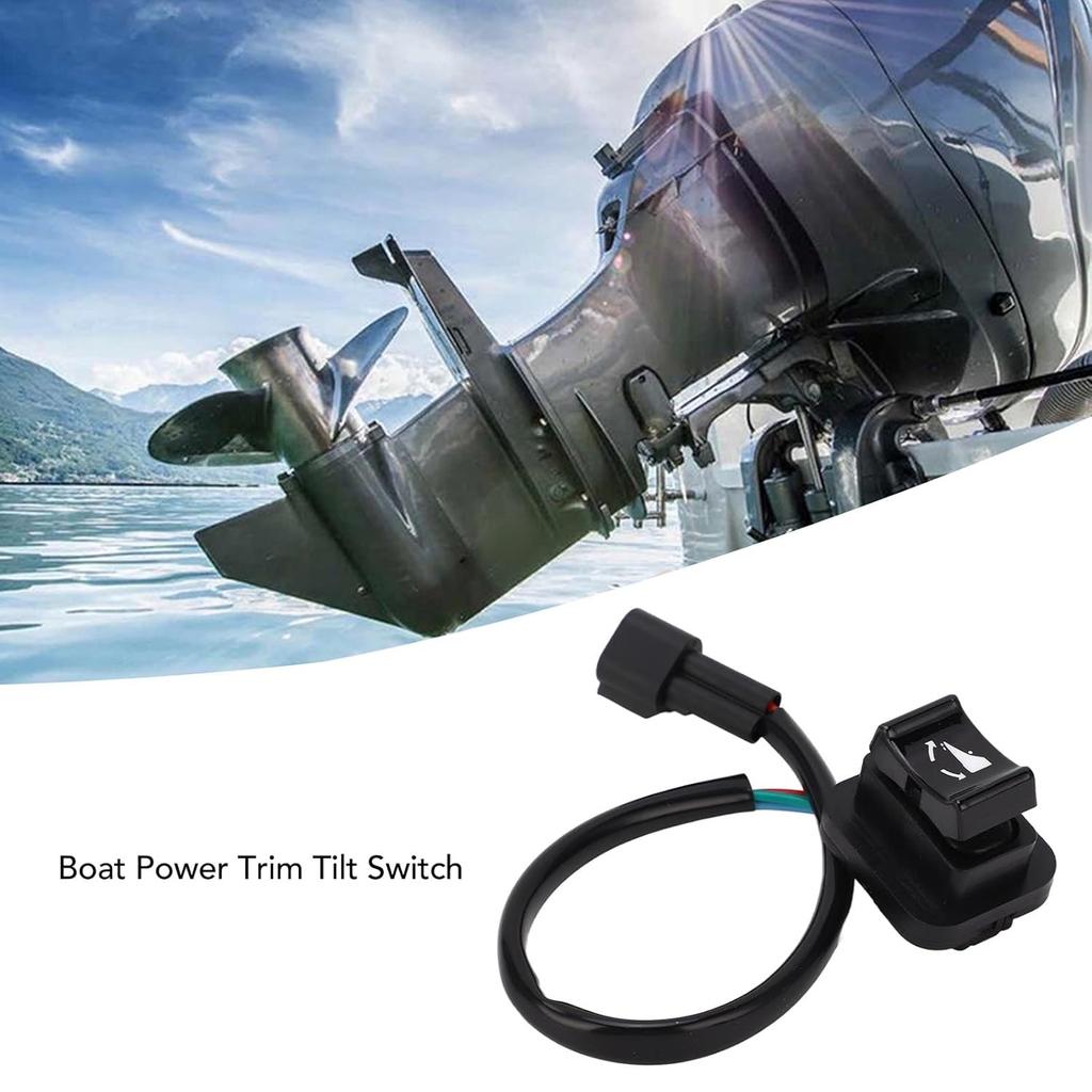 Boat Power Trim Tilt Switch ABS Remote Control Assembly 69J 82563 00 00 Easy Installation Anti Crack Replacement for 4 Stroke 150 200 225 250 300