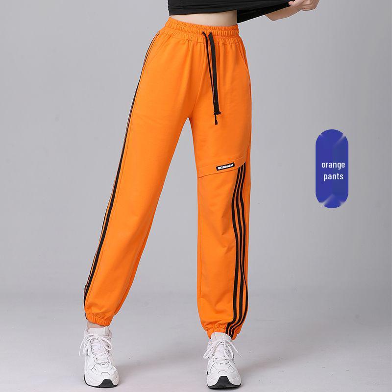 Conjunto Deportivo de Baile Cuadrado de Verano - Pantalones Casuales Fitness de Baile Shuffle Estilo Douyin