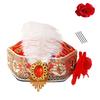 Uyghur Nationality Hat With Embroidery Pattern And Feathered For Women Cosplay Parties And Carnivals Cultural Festival