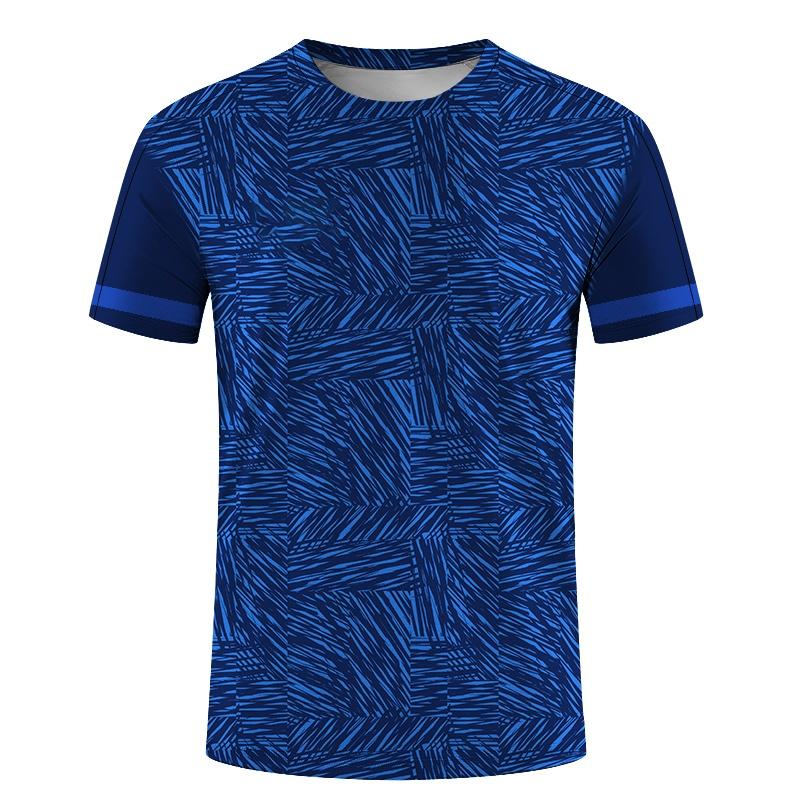 Colorful Geometric Splicing Pattern T Shirt For Men Sport 3D Printed Tees Casual Short Sleeve Round Neck
