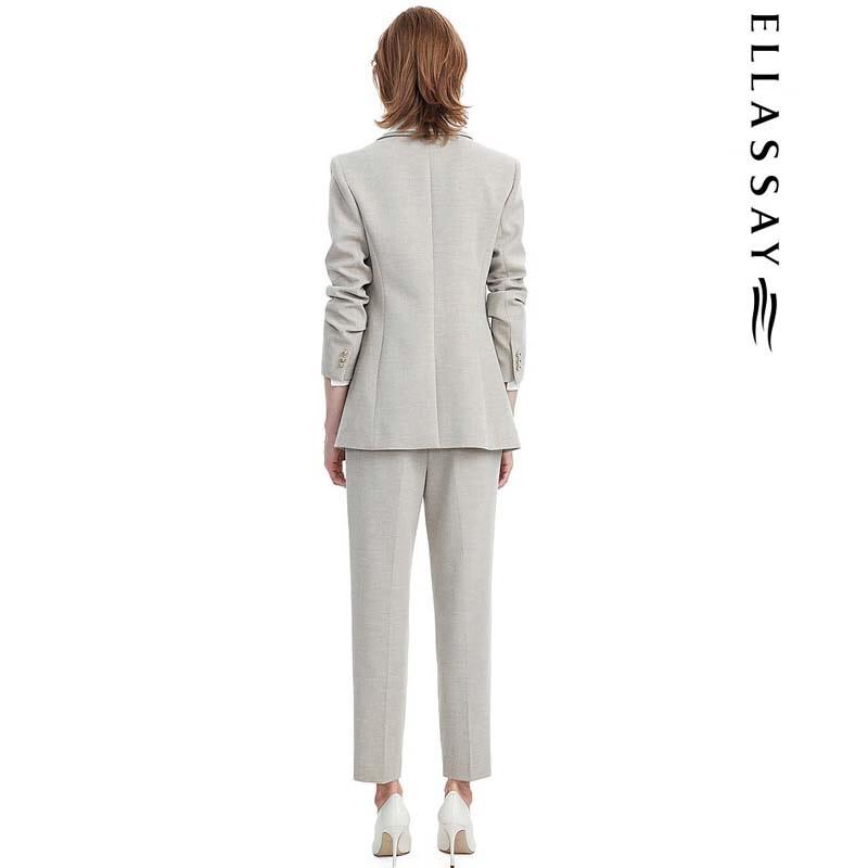 ELLASSAY Women's Refined TR Cropped Suit Pants