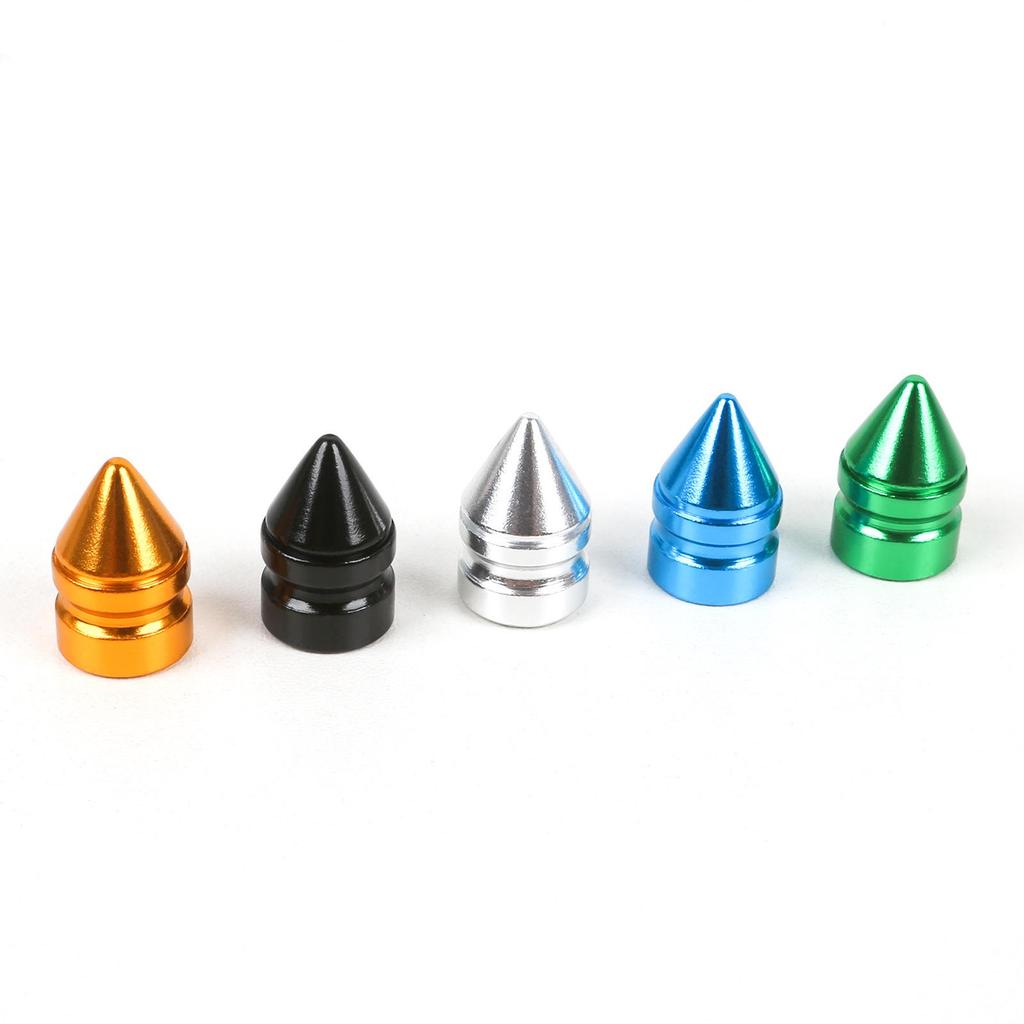 Creative Pagoda American Valve Cap - Dustproof Conical Design