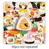 50 Hand-drawn Original Sushi Cartoon Stickers for Guka Journal Notebook