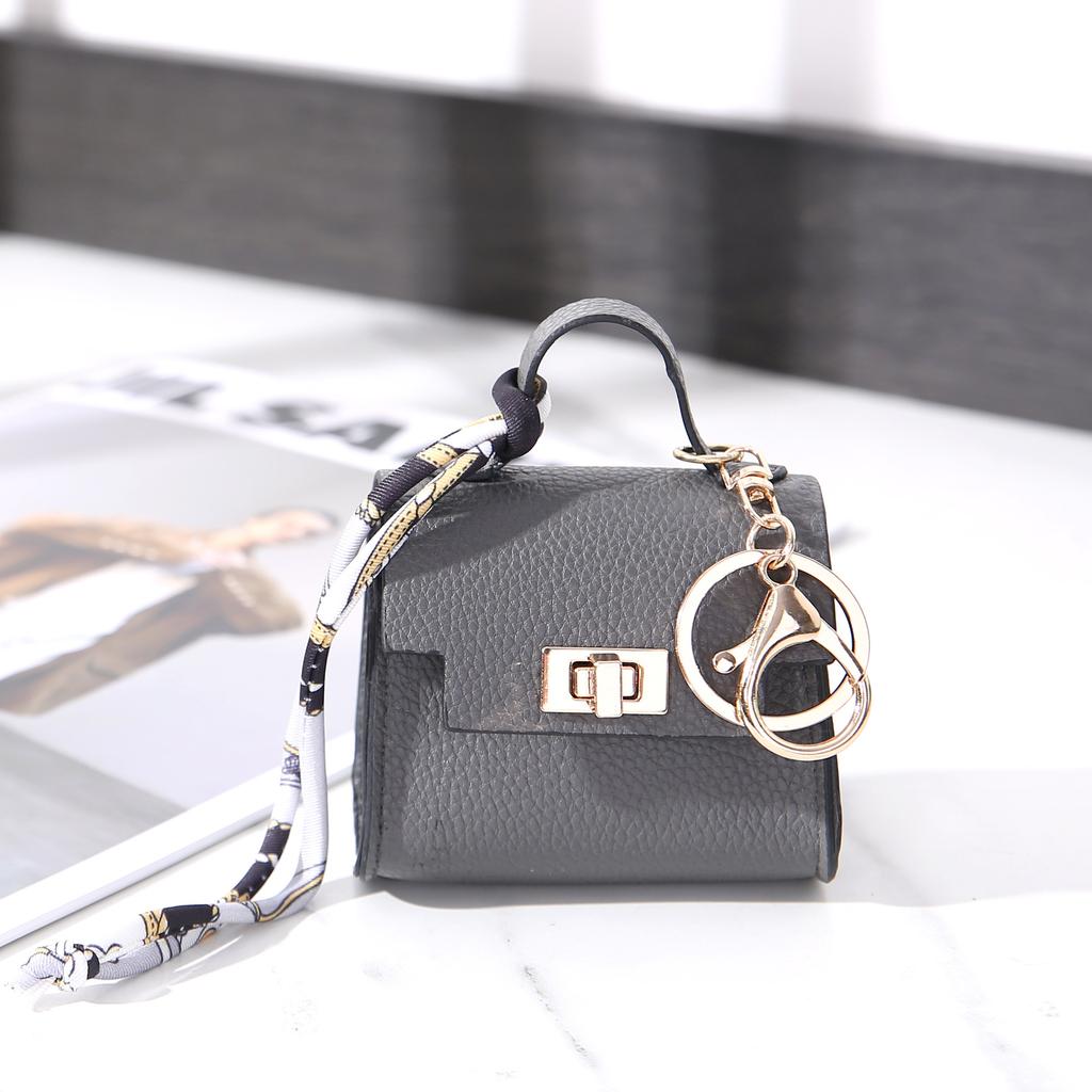 Mini wallet bag hanging house small bag light luxury bag new fashion pendant mouth red envelope earphone key bag