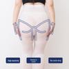 High Elastic 120D White Velvet Dance Tights - Plus Size, Anti-Snagging, Non-Slip