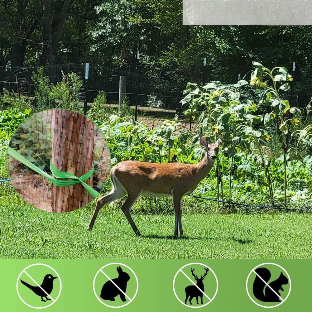 1set Garden Temporary Fence Plastic Mesh Roll For Gardens Chicken Coops Deer Dog Enclosures Fence Protection Bird-proof Net