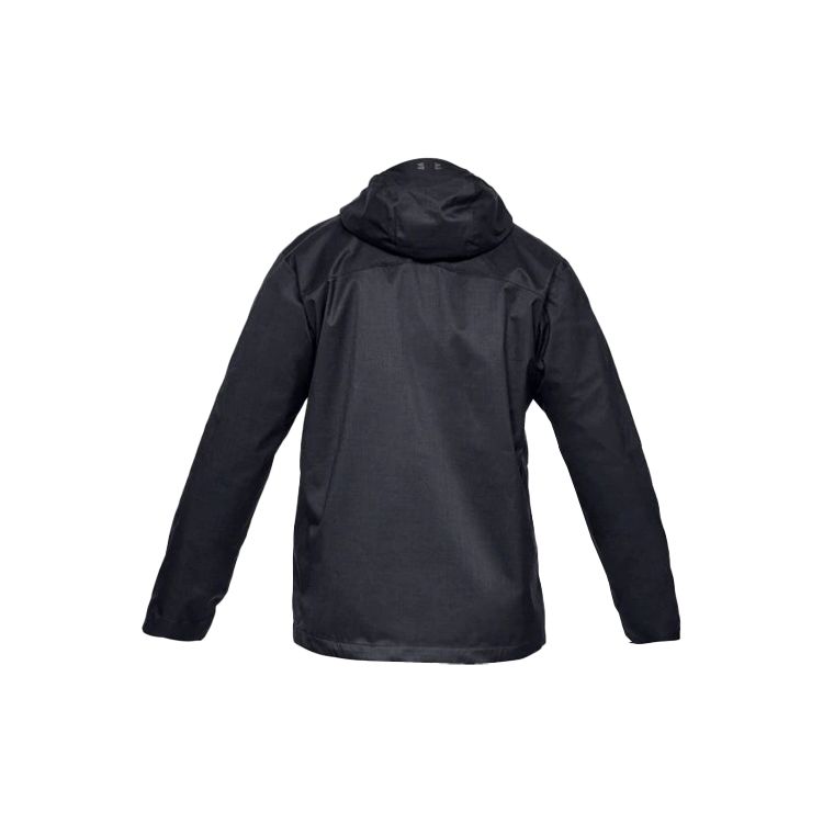 Under Armour Porter Training Running Hoodie With Warm Fleece Lining Men Jackets Black 1316018-001