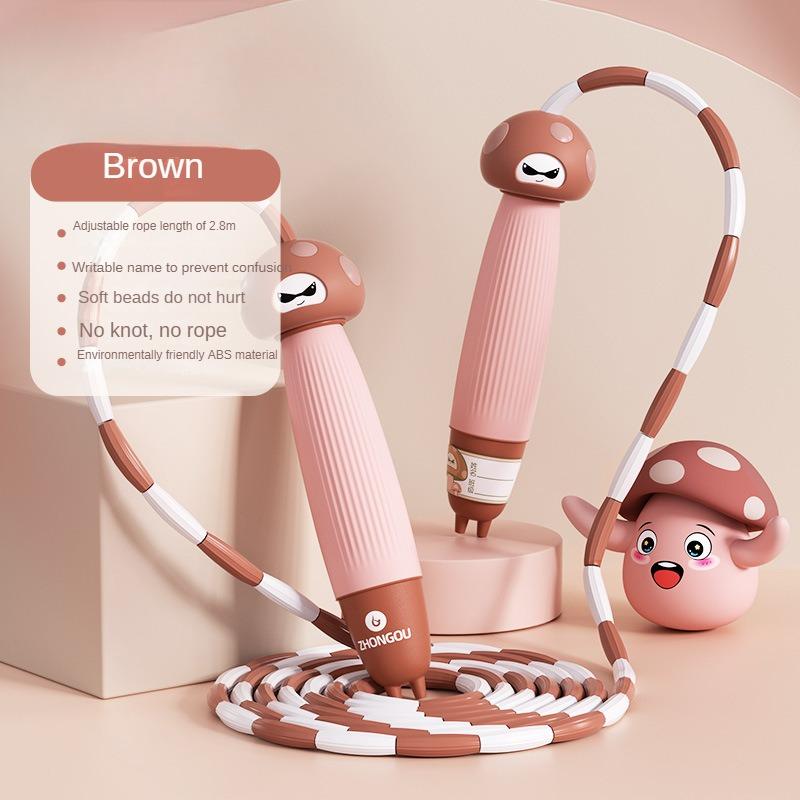 Bamboo Skipping Rope That Can Write Names for Children, Primary School Students, Kindergarten Beginners, Adjustable Rope