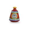 Earthenware Terracotta Decorative Flower Vase Pot (Red)