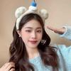 YJL3 Cute Shark Cake Wave Point Headband Makeup Hair Hoop Amusement Park Photography Prop for Women Girl Hair Accessories