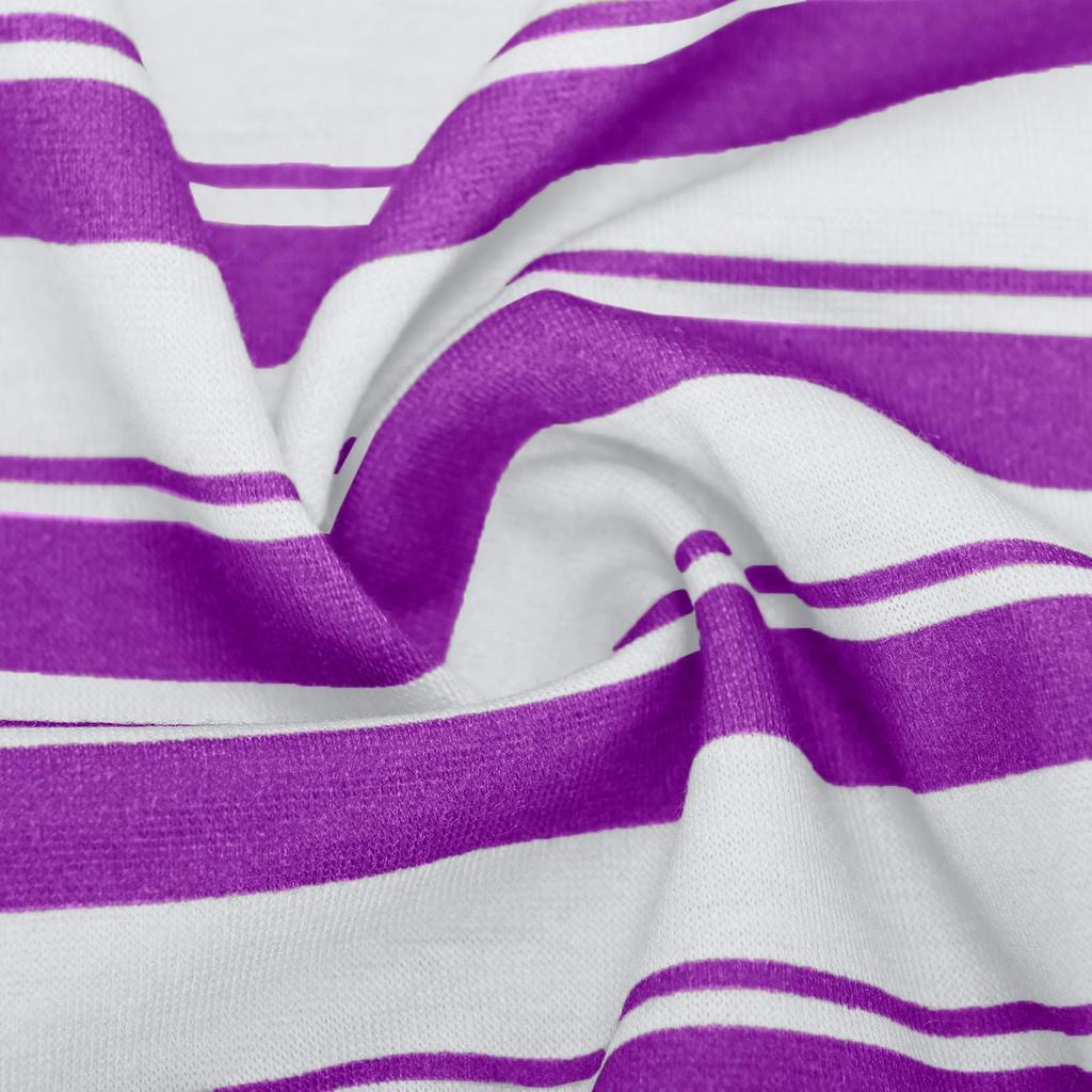 Ladies' Loose Comfortable Casual And Fashionable Striped Plaid Sleeveless Dress