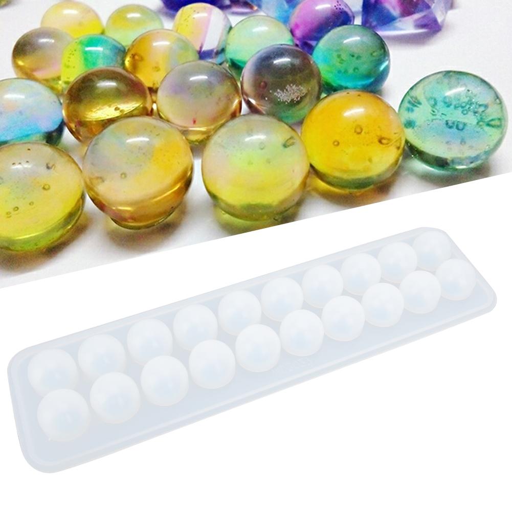 Ball Pendant Mold Silicone Transparent  Hand Made Craft Decorative Jewelry Making Mould Kit