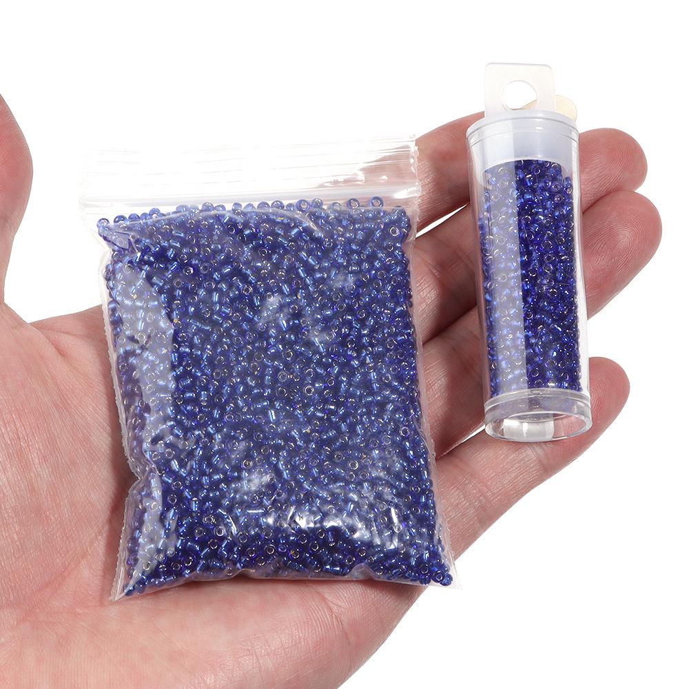 Forsølvede 2 mm frøperler for DIY-armbånd og tilbehør