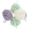 Bath Ball Adults Practical Bath Puff for Shower Use 5Pcs Assorted Color