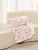 1Pc Flannel Shell Print Blanket Lightweight And Soft Blanket For Camping&Travel Suitable For Sofa Bedroom Living Room Bed