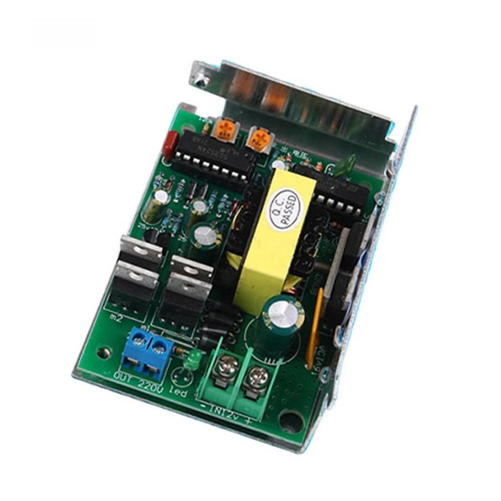 100W Power Inverter Module DC 12V To AC 220V Converter Modified Sine Wave Adjustable Output Range From 180V To 230V