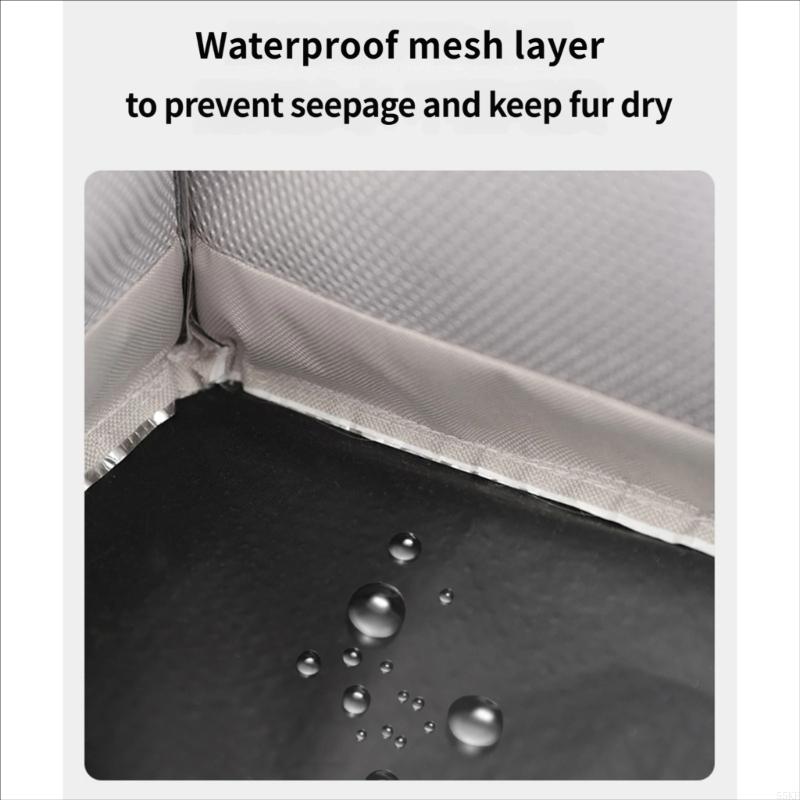 Portable Pet Cooling House, Cats Cave Shelter for Quiet Daily Use, Spacious Cooling Cover for Bedroom and Living Room Home