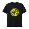 Yellow Pizza Pattern Print T Shirt for Fashion  Vintage Washed Graphic Unisex Breathable Slightly Casual Designer Clothes