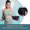 Wonder Care Polyester Umbilical Black Hernia Belt Pain Relief Support Brace With 1 Removable Compression Pad For Men & Women (L)
