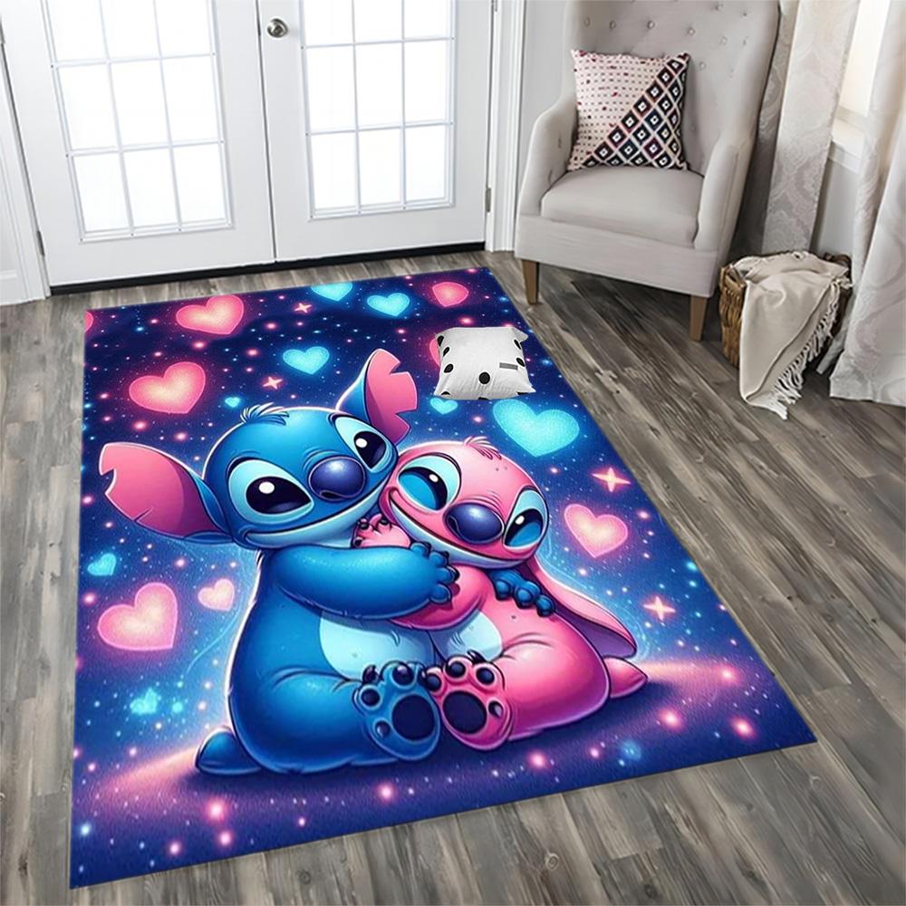 Stitch Angelic Fantasy for Living Room rug, Bedroom, Study Room, Hallway Decoration, Perfect for Home Decoration or Holiday Gifts