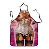 Cute Apron Sturdy Ornamental Convenient Kitchen Apron Sleeveless Unisex Baking Sexy Pattern Apron Apron Kitchen Accessories CDN